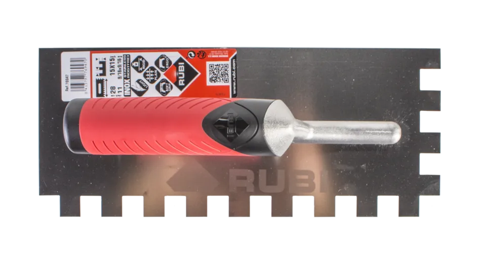 STAINLESS JAGGED TROWEL - RUBI