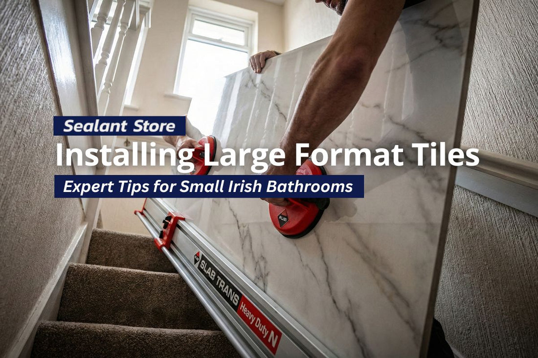 Installing Large Format Tiles: Expert Tips for Small Irish Bathrooms