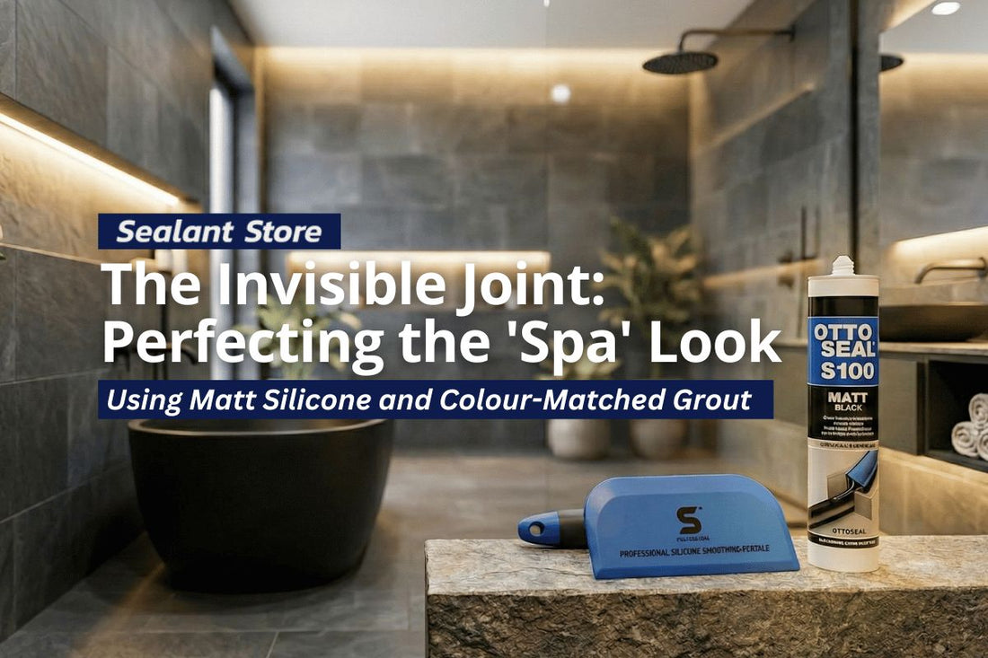 The Invisible Joint: Perfecting the 'Spa' Look with Matt Silicone and Colour-Matched Grout