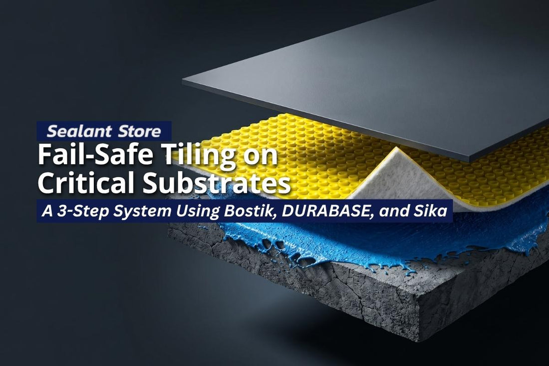 Fail-Safe Tiling on Critical Substrates: A 3-Step System Using Bostik, DURABASE, and Sika