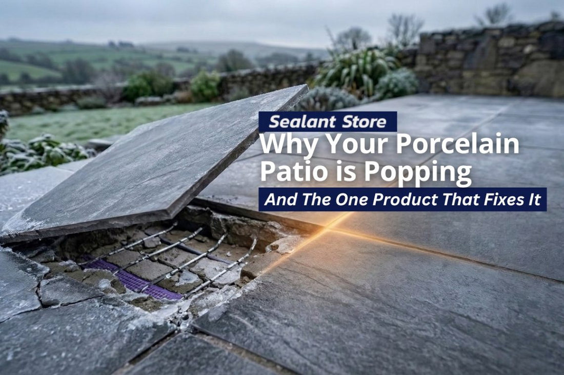Why Your Porcelain Patio is Popping (And The One Product That Fixes It)