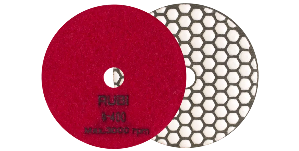 RESIN DRY POLISHING PAD  Ø100MM Grit 50 - 3000