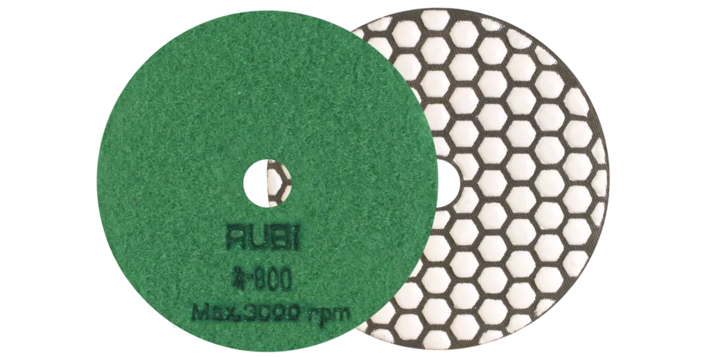 RESIN DRY POLISHING PAD  Ø100MM Grit 50 - 3000