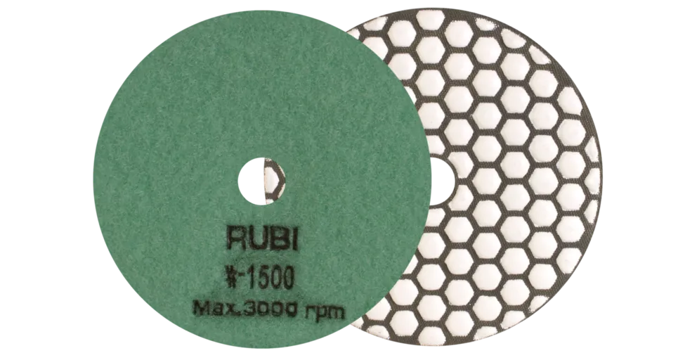RESIN DRY POLISHING PAD  Ø100MM Grit 50 - 3000