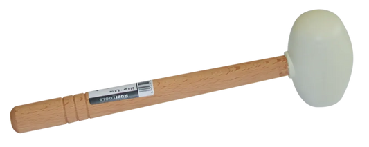 WHITE RUBBER ROUND HAMMER 26.4 oz(750gr)