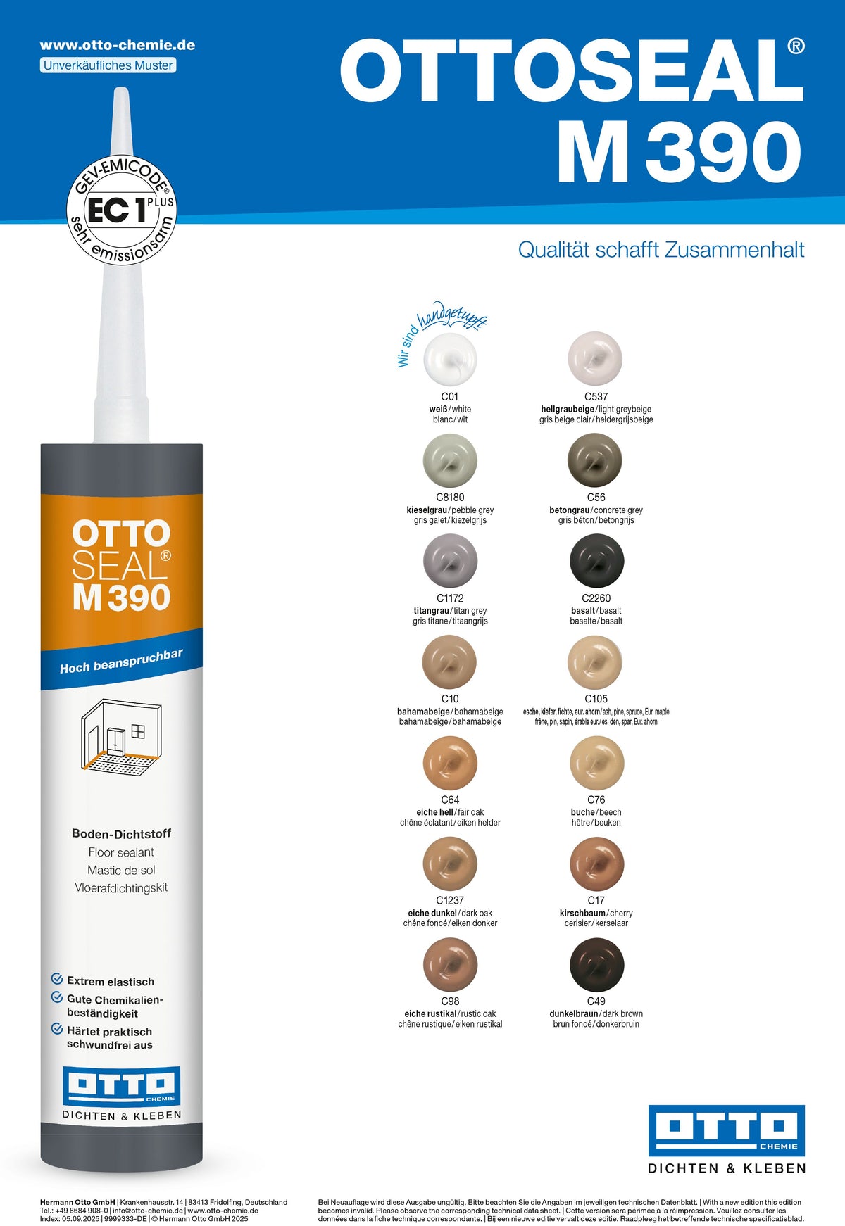 OTTOSEAL® M 390 - The floor sealant