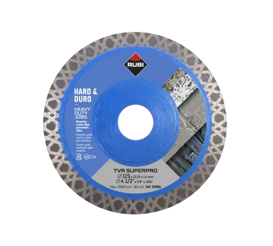 RUBI - Turbo Diamond Blade Viper (TVR) 115mm
